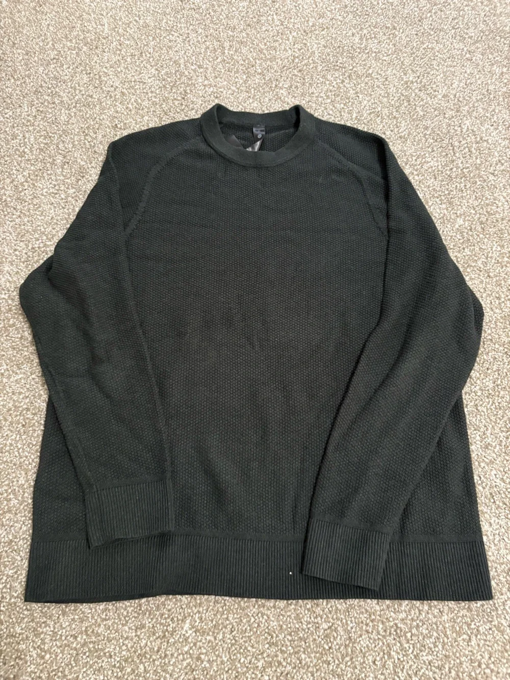 lululemon athletica Men's Green Crewneck Knit Sweater